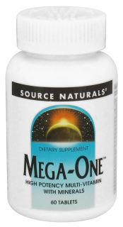 Source Naturals   Mega One Multi Vitamin   60 Tablets