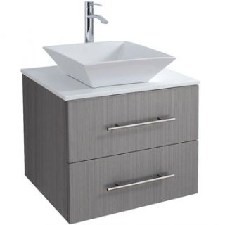 Centra 24 Single Bathroom Vanity Set for Vessel Sinks by Wyndham Collection   G
