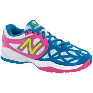 New Balance 996 Pink/Blue Girls New Balance Junior Tennis Shoes