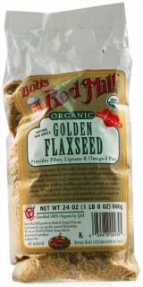 Bobs Red Mill   Organic Golden Flaxseeds   24 oz.