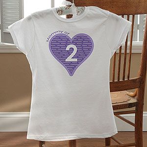 Personalized Ladies Fitted T Shirts   Mommy Of