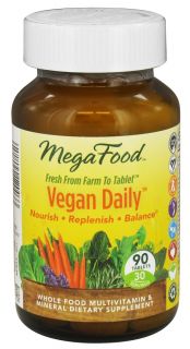 MegaFood   Vegan Daily Multivitamin   90 Tablets