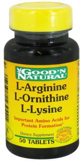 Good N Natural   L Arginine L Ornithine L Lysine   50 Tablets