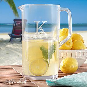 Personalized Beverage Pitcher   Outdoor Acrylic