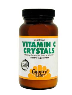 Country Life   Vitamin C Crystals   8 oz.