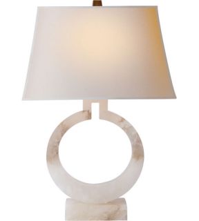 E.F. Chapman Ring 1 Light Table Lamps in Alabaster Natural Stone CHA8970ALB NP