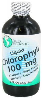World Organic   Liquid Chlorophyll 100 mg.   8 oz.