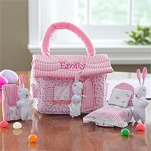 Personalized Easter Bunny Cottage Playset