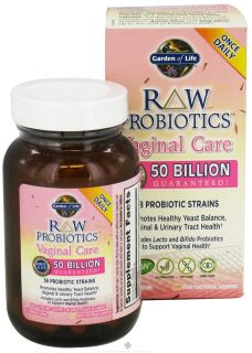Garden of Life   Raw Probiotics Vaginal Care 38 Probiotics Strains   30 Vegetarian Capsules