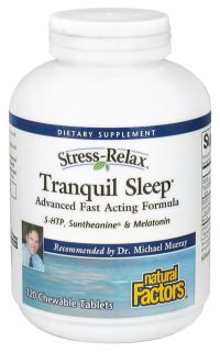 Natural Factors   Stress Relax Tranquil Sleep   120 Chewable Tablets