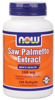 NOW Foods   Saw Palmetto Extract 160 mg.   240 Softgels