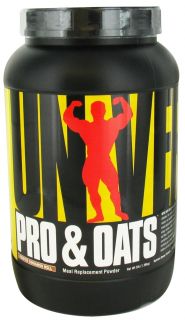 Universal Nutrition   Pro & Oats Meal Replacement Powder Frosted Cinnamon Roll   3 lbs.