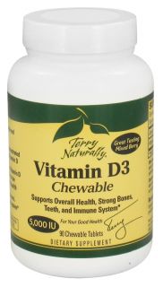 EuroPharma   Terry Naturally Vitamin D3 Chewable 5000 IU   90 Chewable Tablets