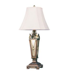 Bristol Manor 1 Light Table Lamps in Palacial Bronze With Gilded Accents 8830 64