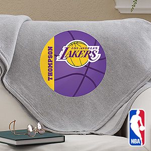 Personalized NBA Basketball Throw Blanket
