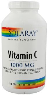 Solaray   Vitamin C 1000 mg.   250 Vegetarian Capsules