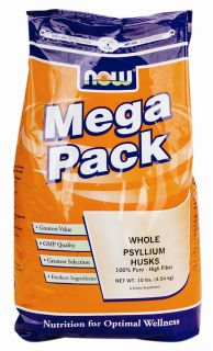 NOW Foods   Whole Psyllium Husk Mega Pack   10 lbs.