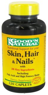 Good N Natural   Skin, Hair & Nails   120 Tablets