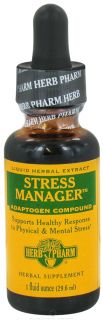 Herb Pharm   Stress Manager Adaptogen Compound   1 oz.