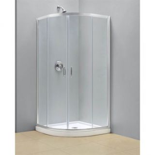 Bath Authority DreamLine Prime Frameless Sliding Shower Enclosure and SlimLine Q