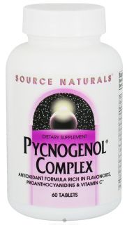 Source Naturals   Pycnogenol Complex   60 Tablets