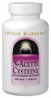 Source Naturals   N Acetyl Cysteine 600 mg.   120 Tablets