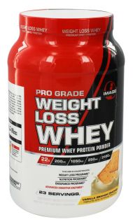 Image Sports   Pro Grade Weight Loss Whey Vanilla Graham Cracker 23 Servings   1.97 lbs.