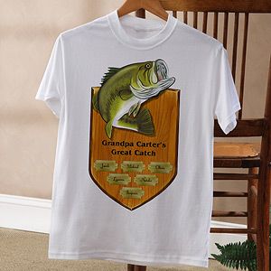 Personalized Fishing T Shirts   Fishermans Plaque