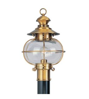 Harbor 1 Light Post Lights & Accessories in Flemish Brass 2224 22