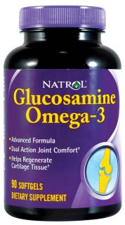 Natrol   Glucosamine Omega 3 Advanced Formula   90 Softgels