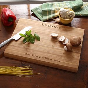 Personalized Bamboo Cutting Boards   Bless This Home Design