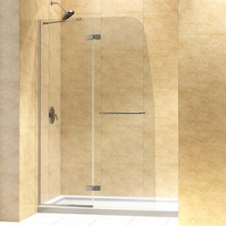 Bath Authority DreamLine Aqua Ultra Frameless Hinged Shower Door and SlimLine Si