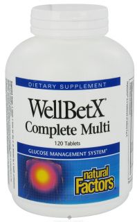 Natural Factors   WellBetX Complete Multi   120 Tablets