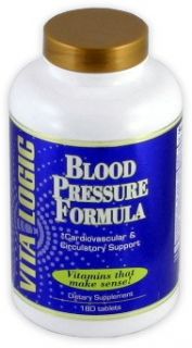 Vita Logic   Blood Pressure Formula Cardiovascular & Circulatory Support   180 Tablets