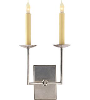 E.F. Chapman Right Angle 2 Light Wall Sconces in Antique Nickel SL2866AN