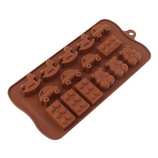 Hobbyhorse Car Theme Silicone Chocolate Mould
