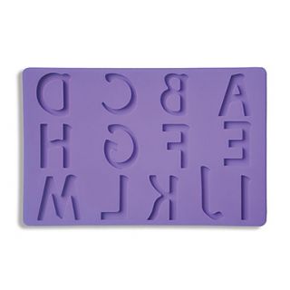 Silicone Letters Shape FondantGum Paste Mold