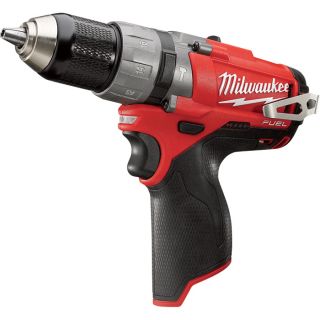 Milwaukee M12 FUEL Cordless Hammer Drill/Driver   Tool Only, 1/2 Inch Chuck, 12