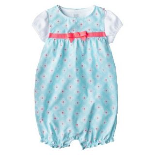 Just One YouMade by Carters Girls Romper and Bodysuit Set   White/Blue NB