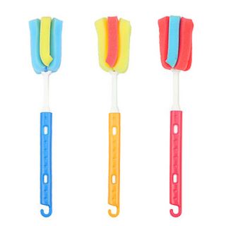 Adjustable Two Color Cup Sponge Cleaning Brush(Random Color)
