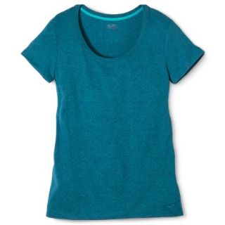 C9 by Champion Womens Scoop Neck Power Workout Tee   Turquoise M