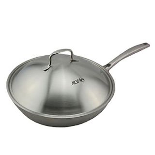 5 Layer 12 Stainless steel Woks with Cover