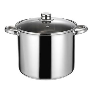 7.5 QT Stainless steel Stock Pot with Cover, Dia 20cm x H22.5cm