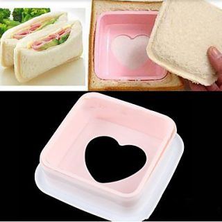 Heart Hearted Shape Sandwich Bread Toast Maker Mold Mould Cutter DIY Tool