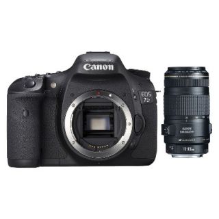 Canon EOS 7D 18MP DSLR Camera with 70 300mm Lens   Black