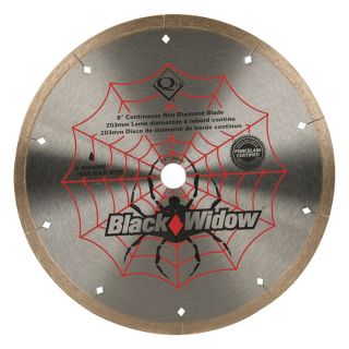 QEP Black Widow Blade   8 Inch, Model 6 8008BW