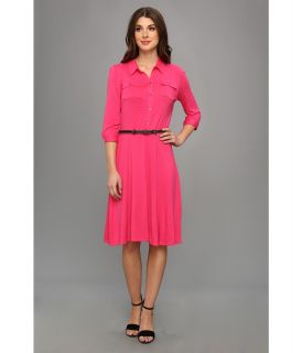 Christin Michaels Lily Collared Dress Womens Dress (Pink)