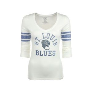 St. Louis Blues 47 Brand NHL Womens Homerun Long Sleeve T Shirt