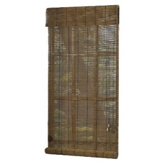 Outdoor Patio Radiance Imperial Matchstick Roll Up Blind   Fruitwood (48x72)