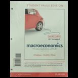 Macroeconomics Principles, Applications and Tools (Loose)